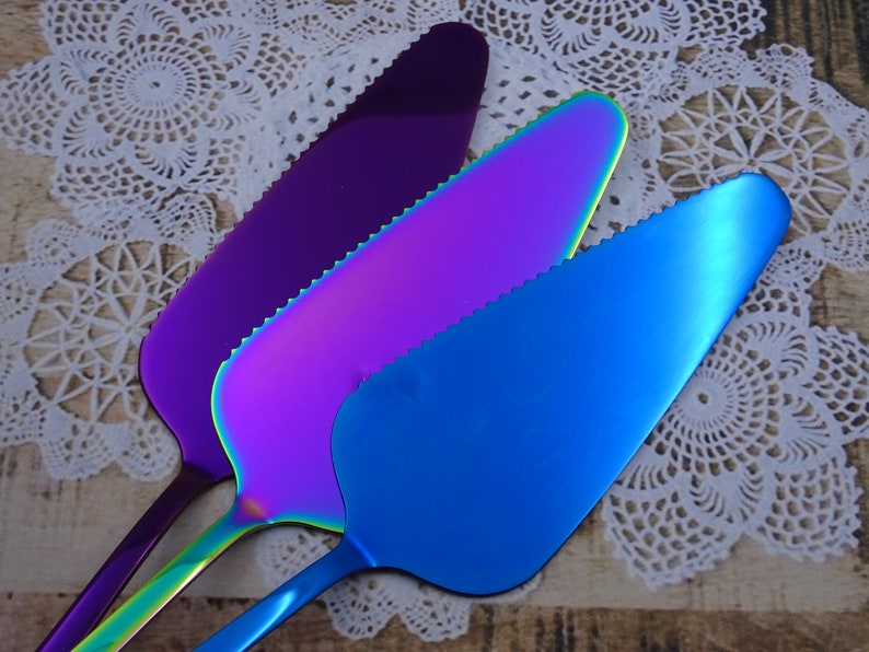 Personalized Engraved Cake Cutter Custom Wedding Cake Server Etsy