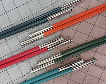 Personalized Stainless Steel Fiberglass Plastic Chopsticks, Custom Laser Engraved Chopsticks, Special Unique Keepsake, Best for Asian Food