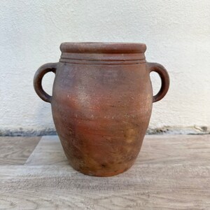 French vintage stoneware potery pitcher from France 2009233