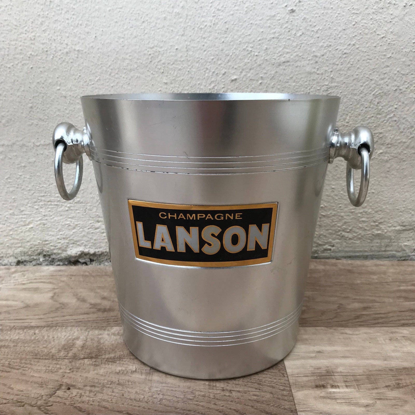 Champagne Millésimé Français Refroidisseur de Seau à Glace Fabriqué en France Lanson 0103189