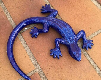 French Salamander Wall Decorative Provence Moustier Handmade 4