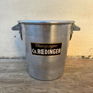 Vintage French Champagne French Ice Bucket Cooler Made France ROEDINGER2410236