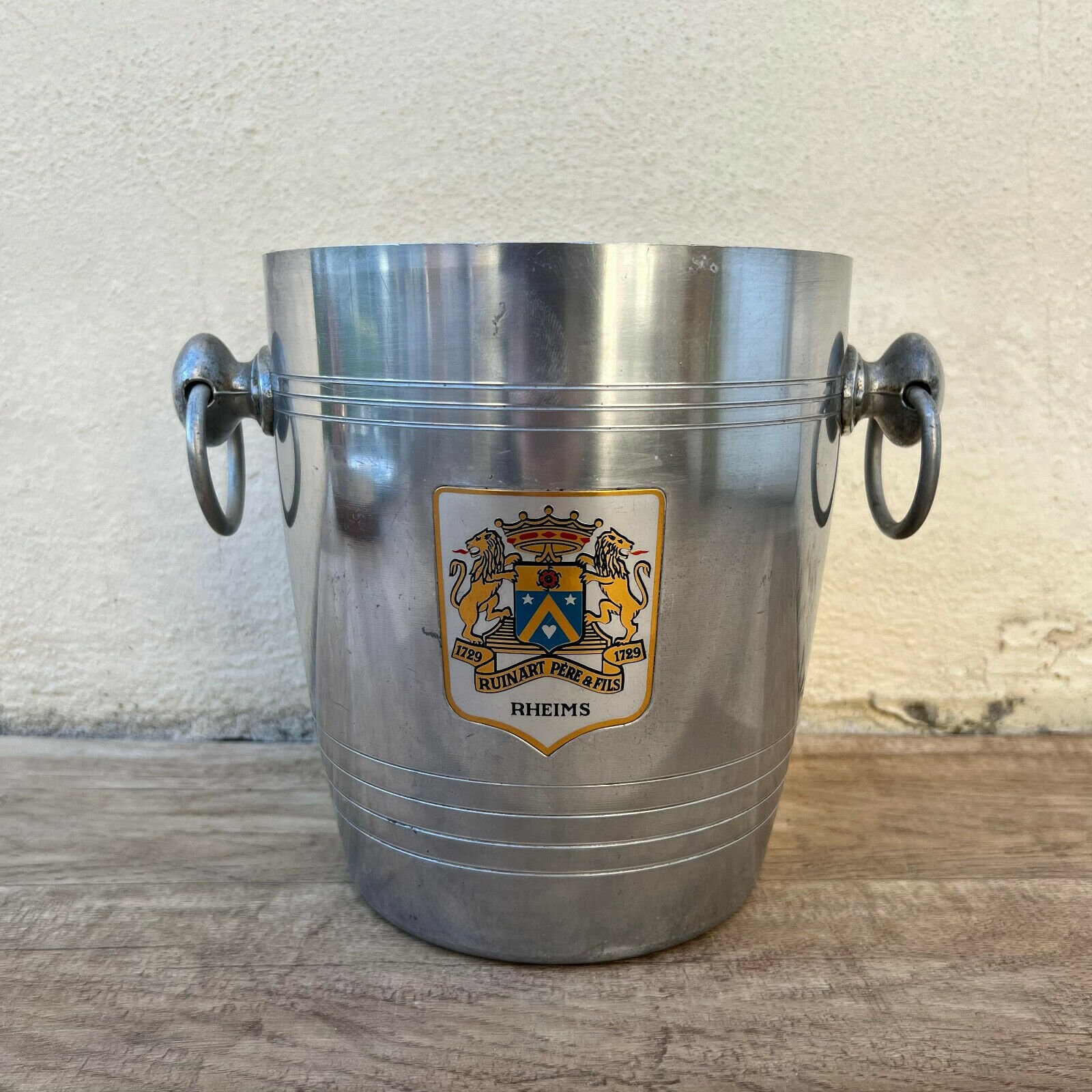 Millésime Français Champagne Ice Bucket Cooler Made France Ruinart 0103225