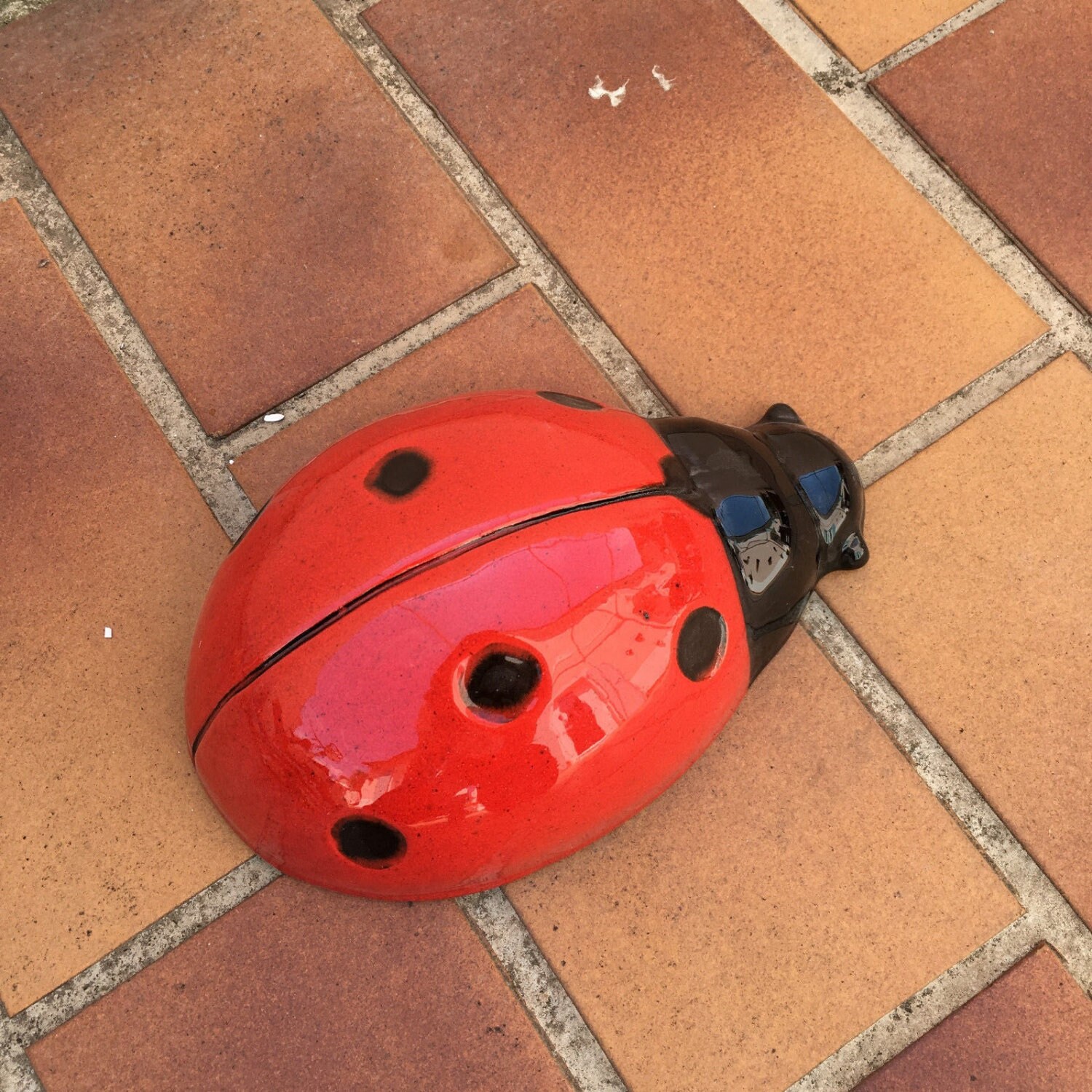 Français Mur de Coccinelle Décoratif Provence Moustier Fait Main