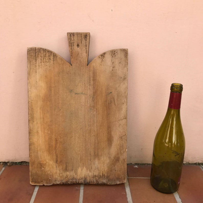 ANTIQUE VINTAGE FRENCH bread or chopping cutting board wood 18041732