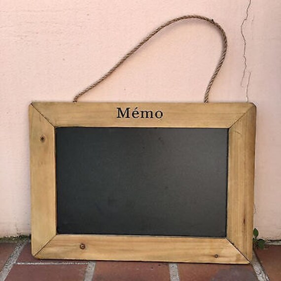 Black Board/Chalk - Enseigne Vintage France Bar Restaurant Menu 2