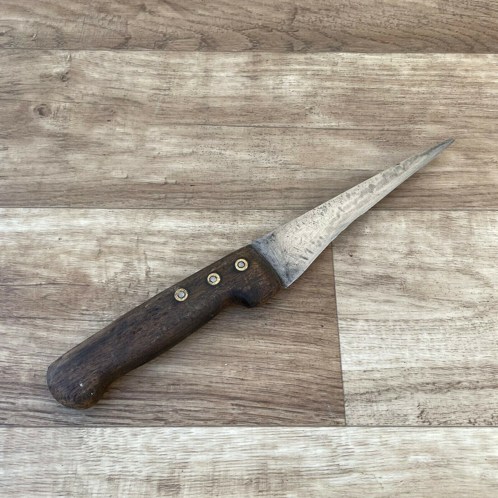 Français Couteau de Cuisine Boucher Vintage France Estampillé 16102118