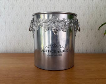 ANCIEN SEAU CHAMPAGNE MOET ET CHANDON VINTAGE ART TABLE DECO
