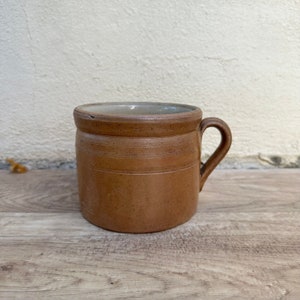 FRENCH VINTAGE pichet confit mug mug glacé marron 01112318