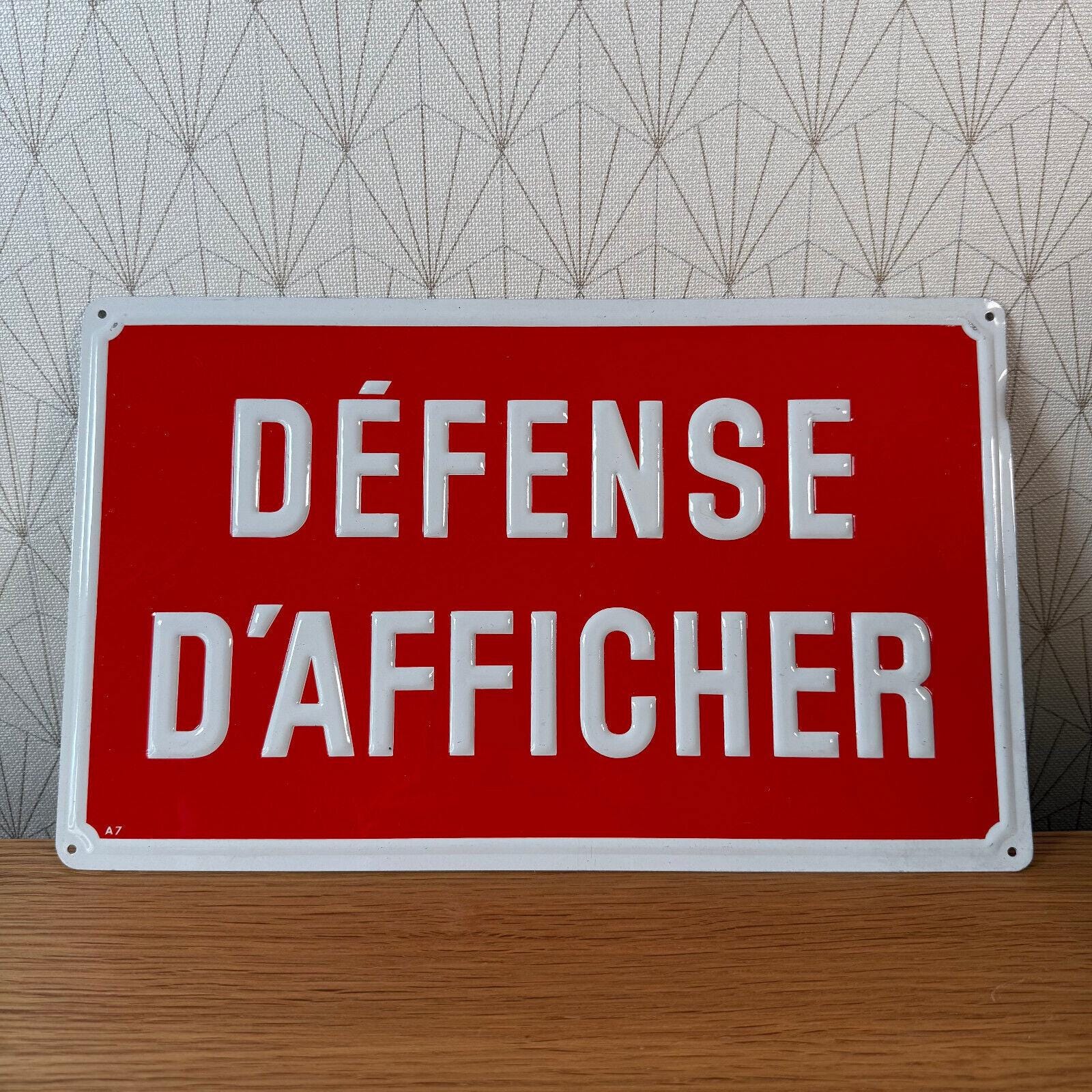 Défense D'afficher - Etsy