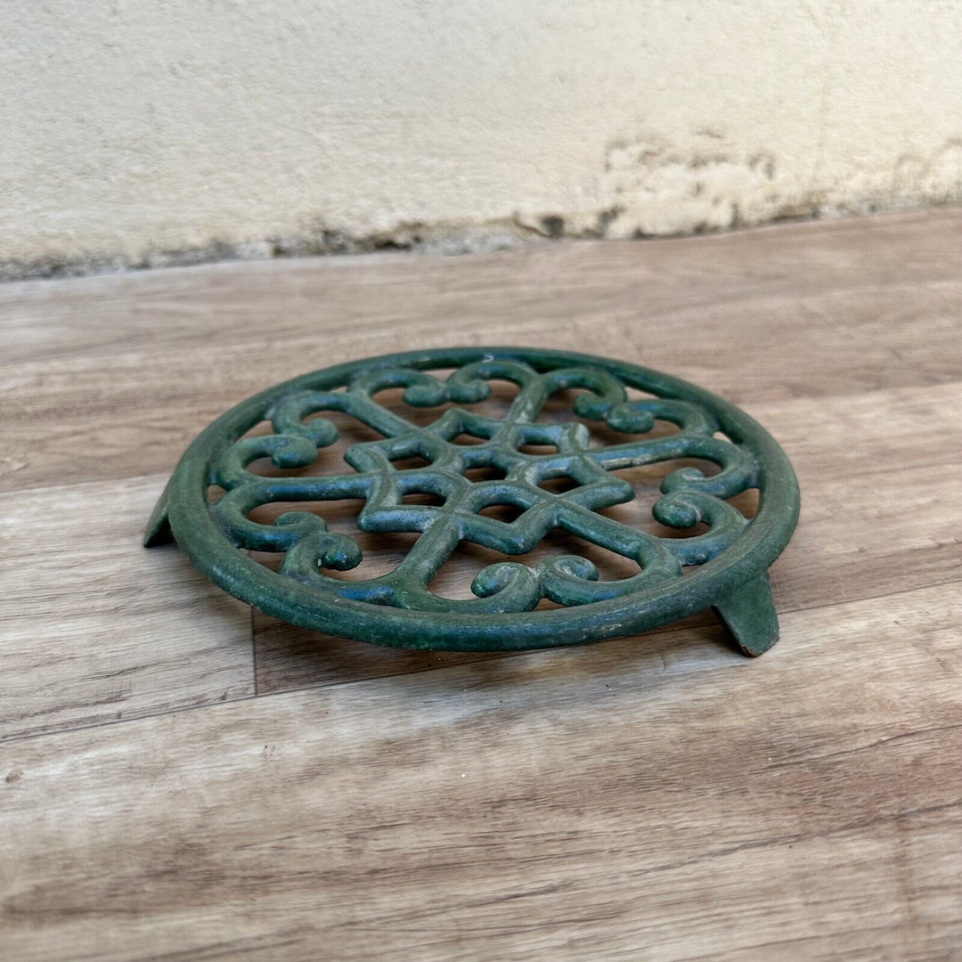 Antique Vintage French Cast Iron Kitchen Trivet France 11082310 Etsy