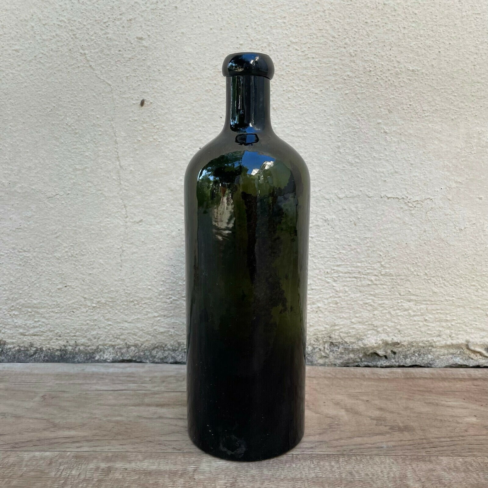 Vieille Bouteille de Pastis Au Vin Français Greenglass Vers 1920 1409219