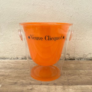 Vintage Orange VEUVE CLICQUOT Champagne Bucket Cooler Basin 23042217