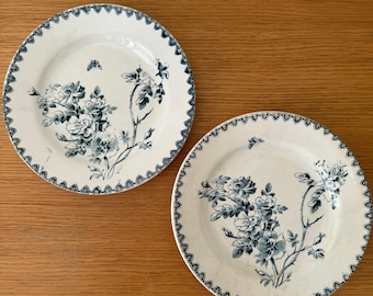 Clairefontaine / Terre De Fer / Semi-deep Plate / Iris / Blue