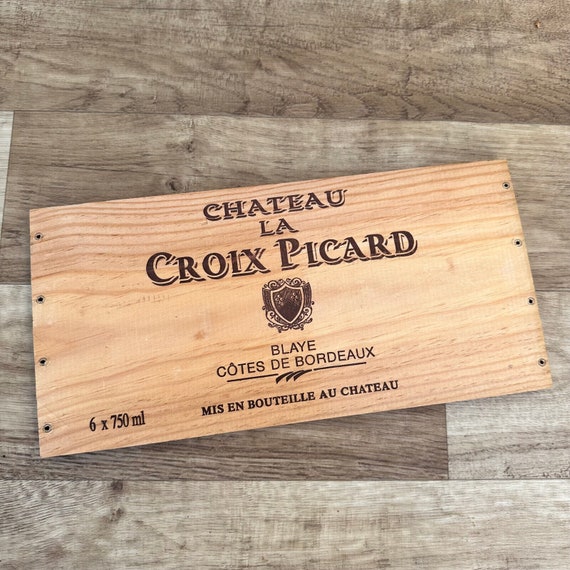 フランス ワイン 木箱 パネル シャトー ラ クロワ ピカール ボルドー 