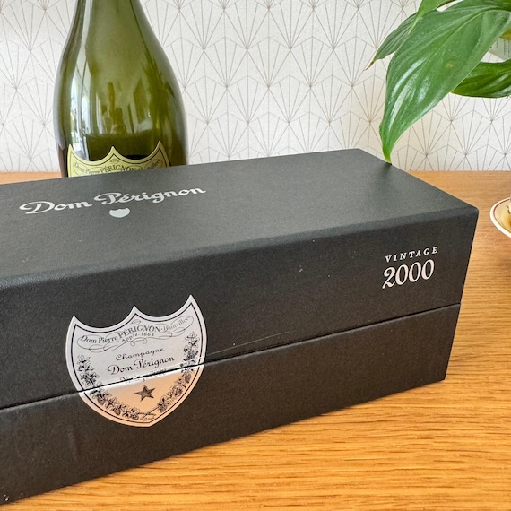 Dom Perignon Vintage 2000 Empty Champagne Bottle Gift Box French