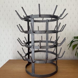 French Wine Bottle Drying Rack - Etsy