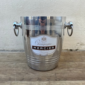 Vintage French Champagne Ice Bucket Cooler Made France MERCIER 07122313