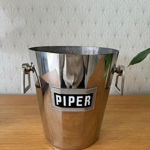 Vintage French Champagne Silverplate Ice Bucket Cooler PIPER 0808244