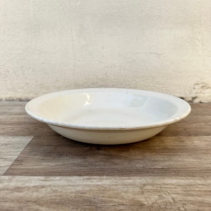 VINTAGE white Serving dish plate Provence FRANCE ironstone 11 3/4" 1106235