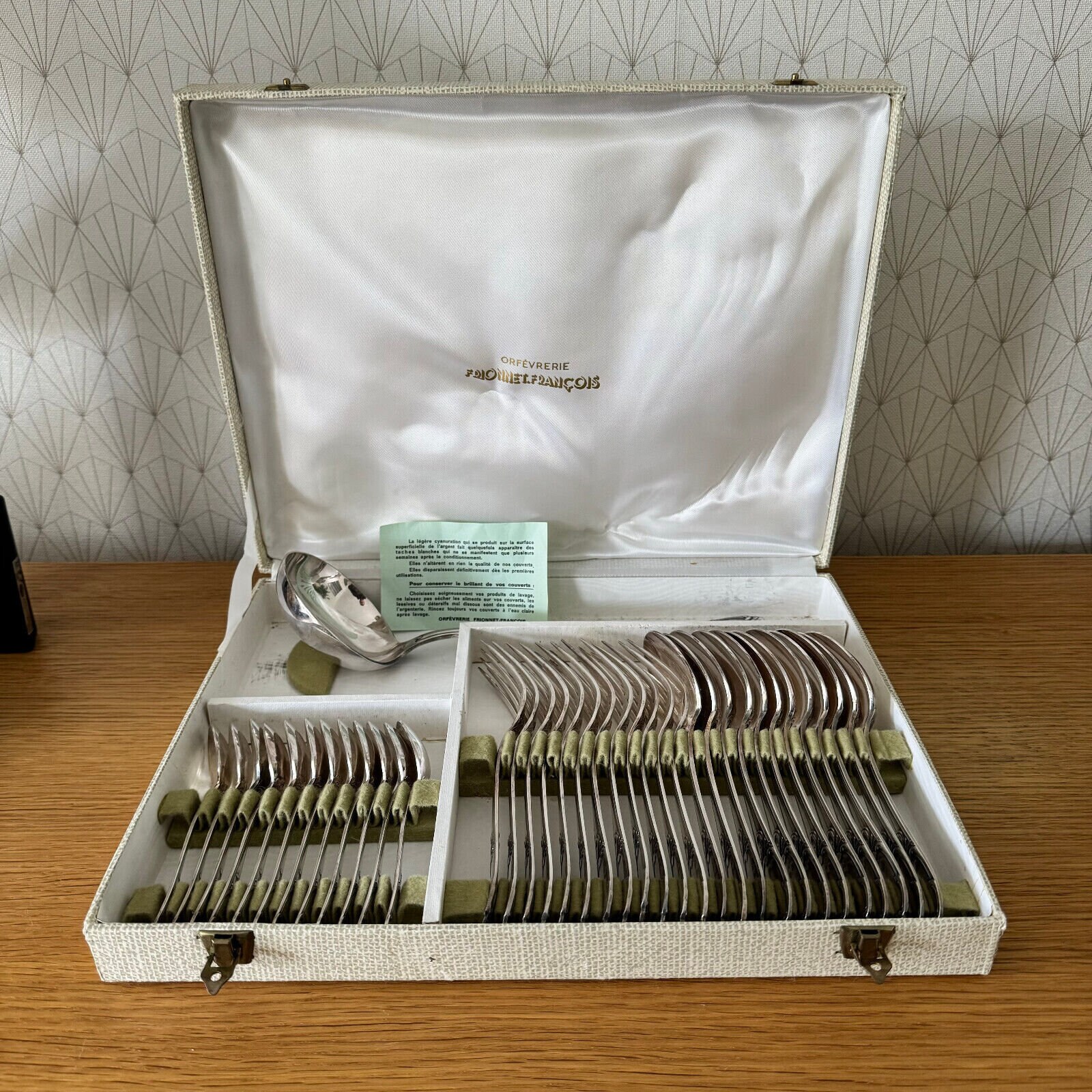 Vintage Frionnet François French Flatware Silverplate Diner 37