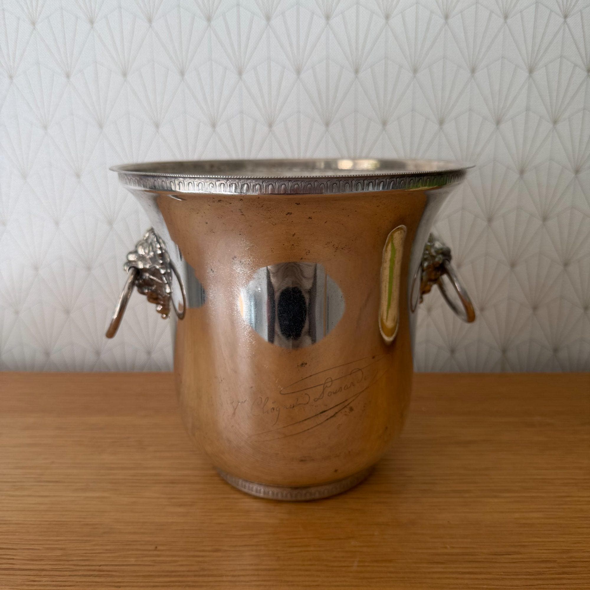 Silver Plated Lion Ice Bucket - Etsy