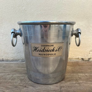 Vintage French Champagne Ice Bucket Cooler Made in France HEIDSIECK 04032226