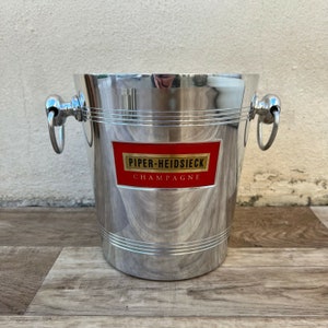 Vintage French Champagne Ice Bucket Cooler Made France PIPER 2106223