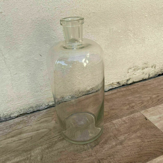 French Hand Blown Antique Apothecary Jar Bottles … - image 2