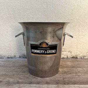 Vintage French Champagne Ice Bucket Cooler Made France POMMERY 1008222
