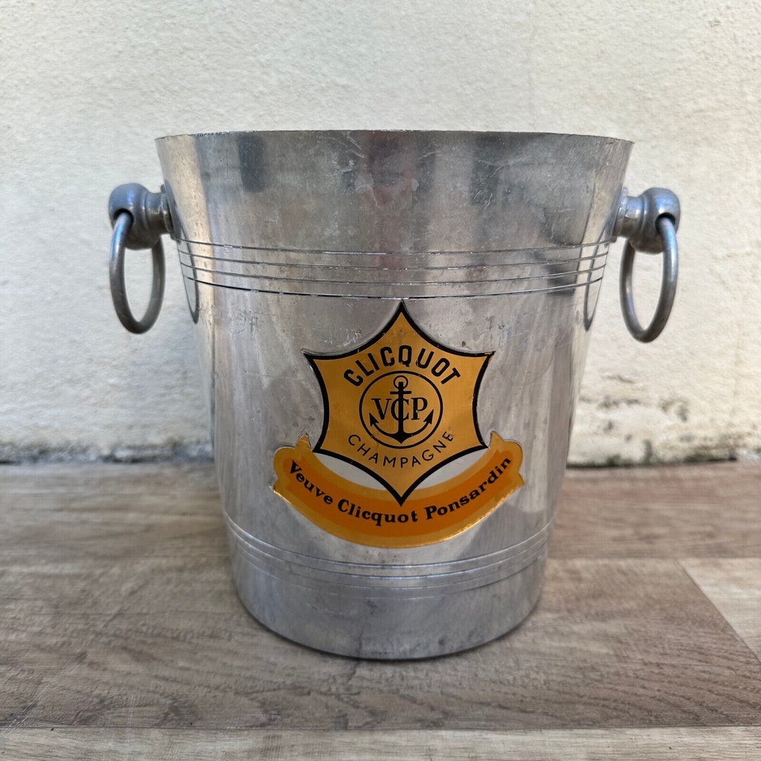 Seau à Champagne DEUTZ – Rare Cooler Ice Bucket – Inox – Occasion
