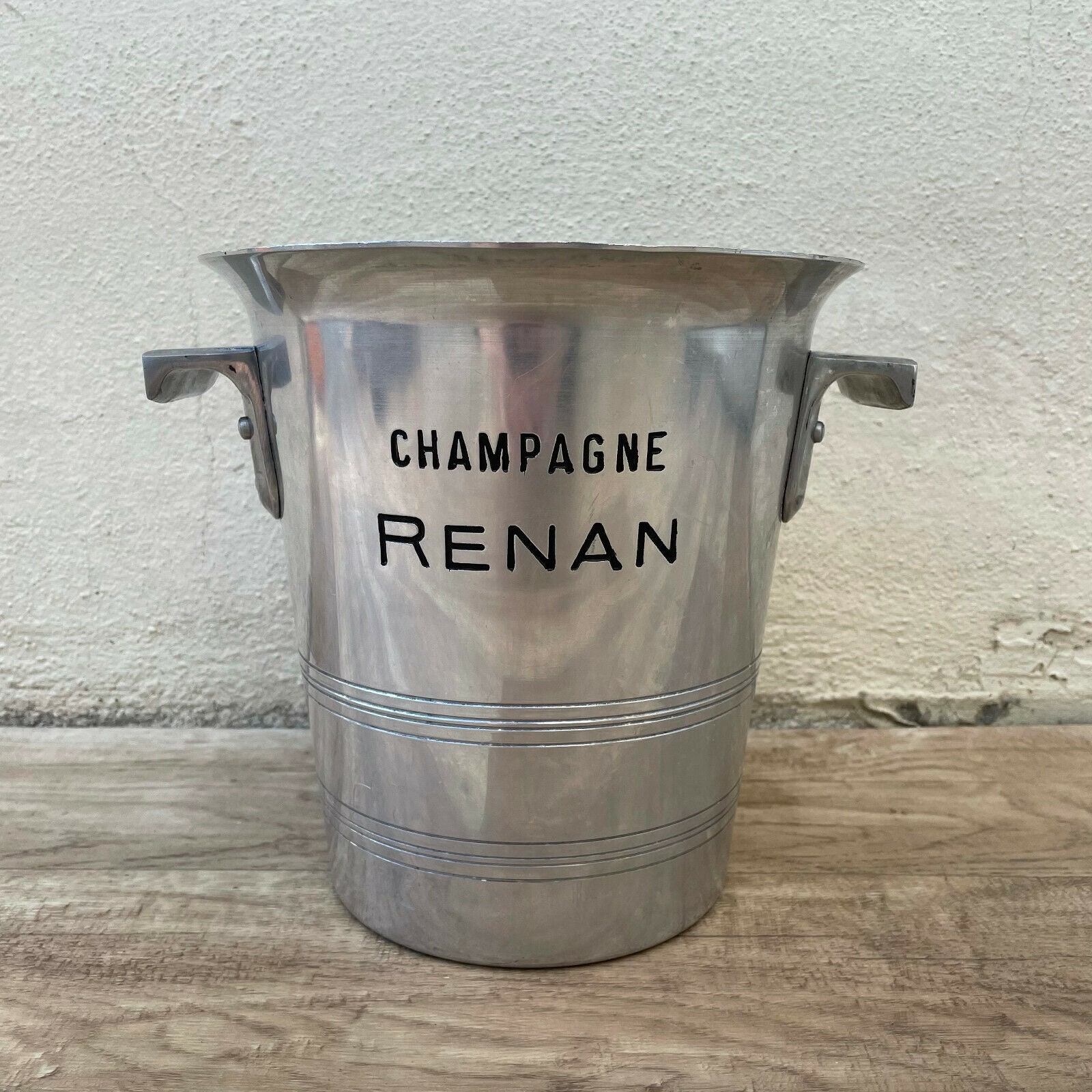 Champagne Vintage Français Refroidisseur de Seau à Glace A Rendu France Renan 1104215