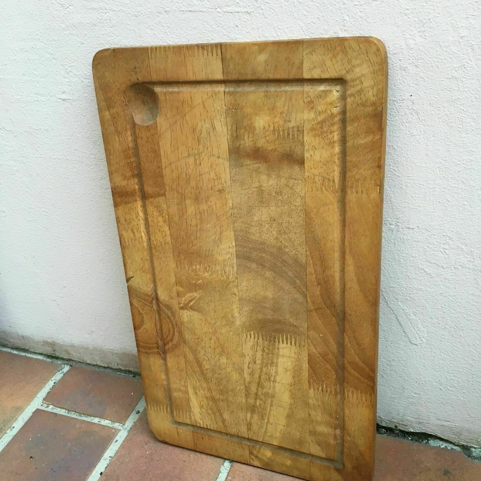 アンティークヴィンテージフランスパンまたはまな板木製カッティング