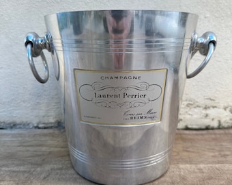 Seau à champagne vintage George Goulet, seau à vin français