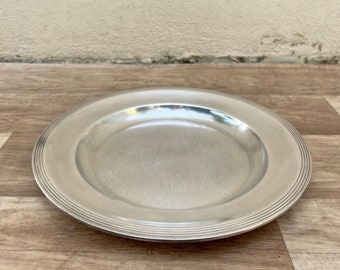 クリストフル プレート30センチ Christofle Silver Plated 30cm Pearls Round Platter or Serving Tray
