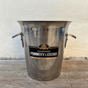 Vintage French Champagne Ice Bucket Cooler Made in France POMMERY GRENOT04032221