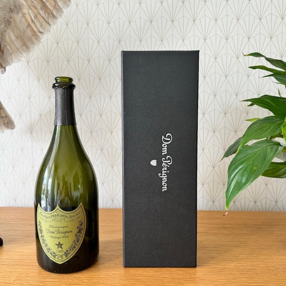 Dom Perignon Vintage 2000 Empty Champagne Bottle Gift Box French