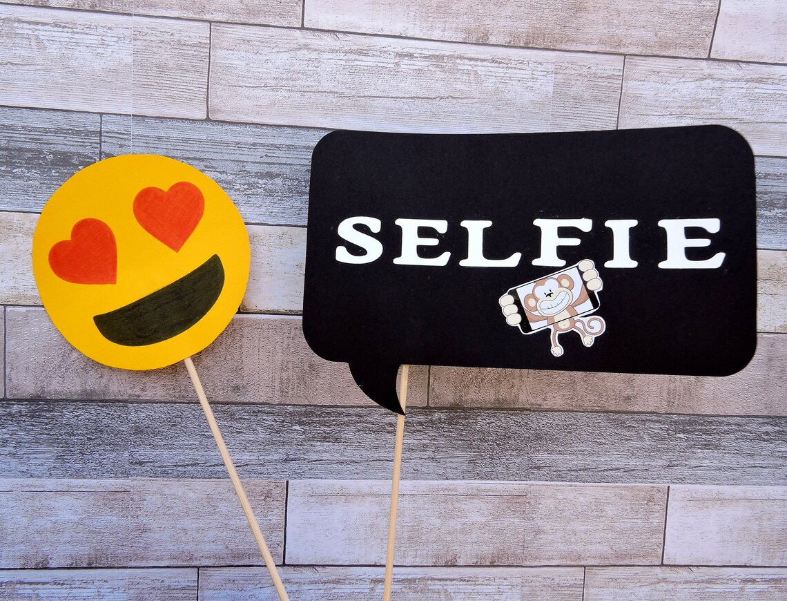 Photo Booth Props Party Props Set of 5 Props Birthday Party Etsy
