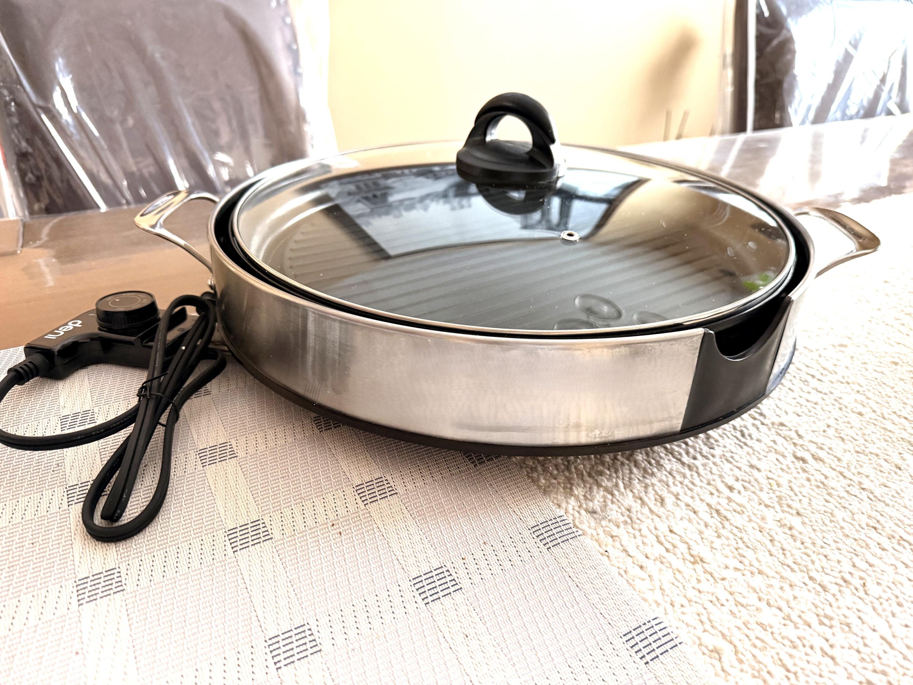 Deni 12″ Indoor Electric Grill – Classic Countertop Cooker, Model ...