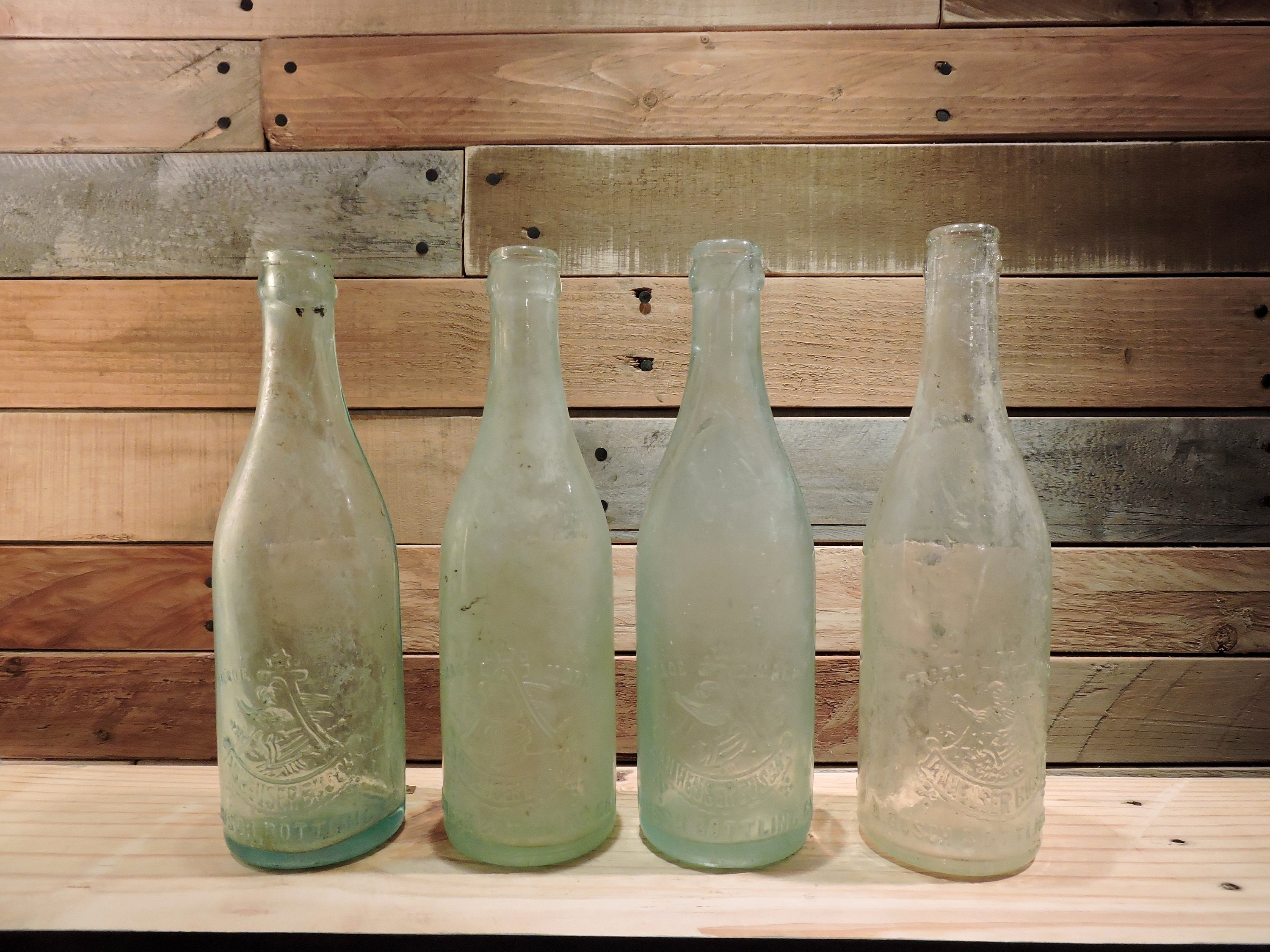 Old beer bottles