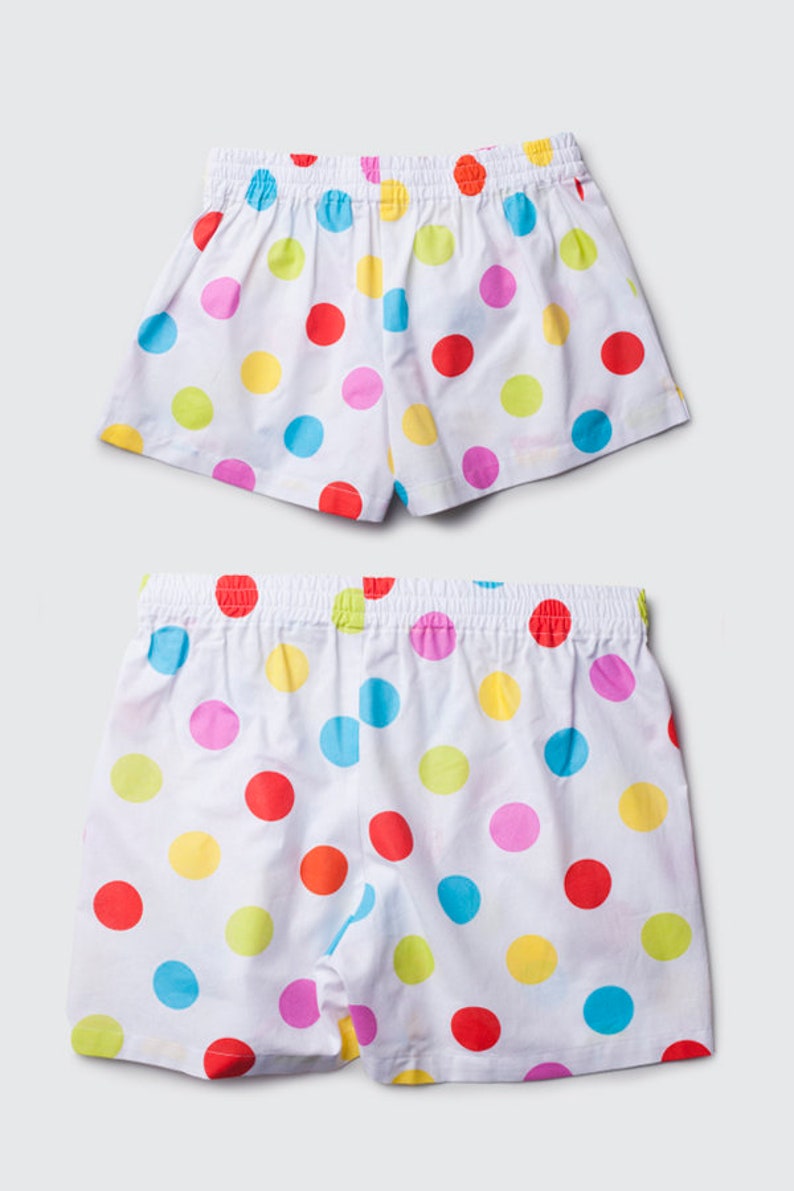 Couple cotton sleeping shorts boxers COLOUR his hers