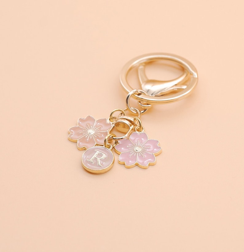 Stylish Cherry Blossom Keychain for Her