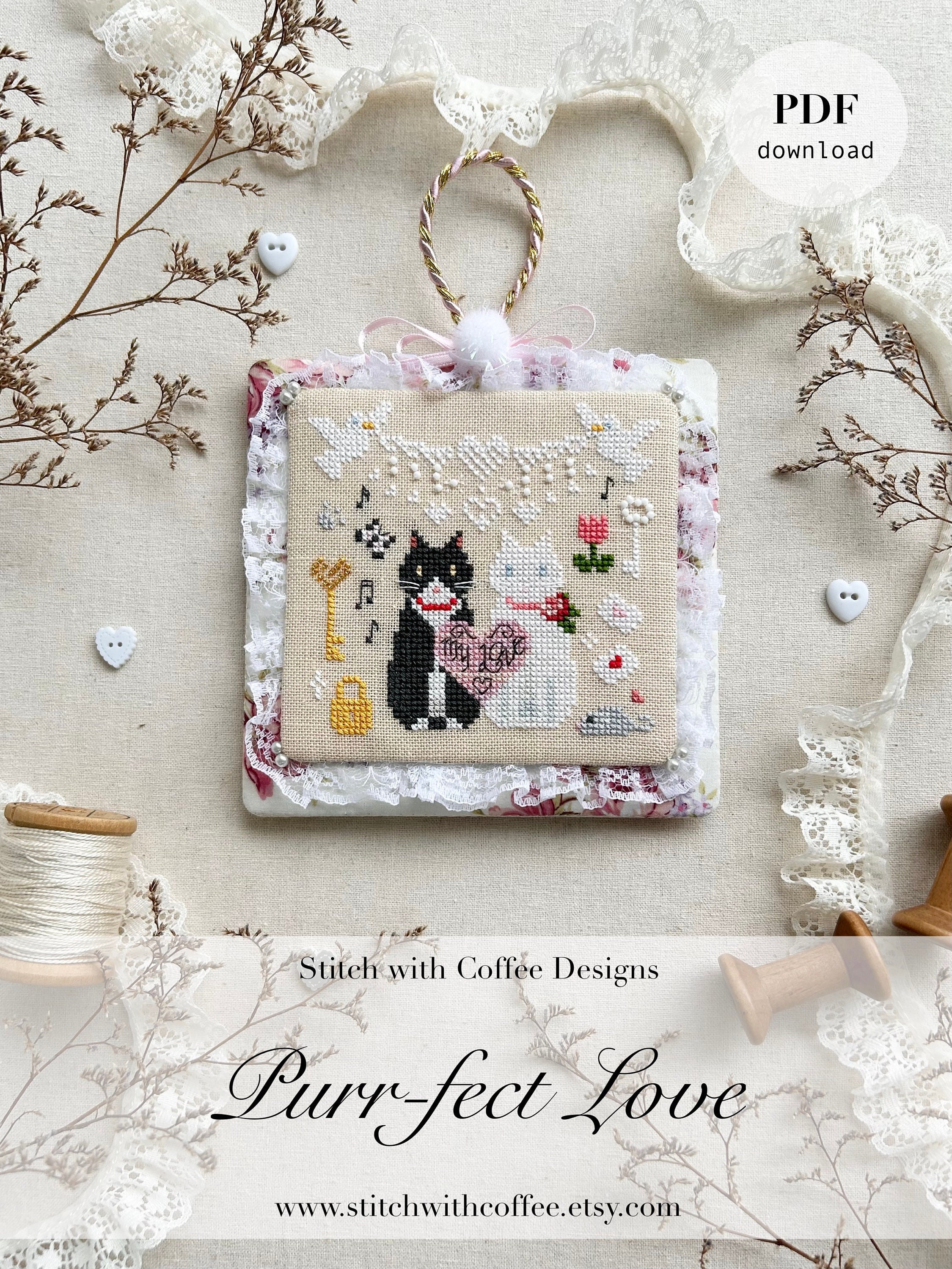 Purrfect Stitches Crafty Cats Purrfect Stitches Crafty Cats