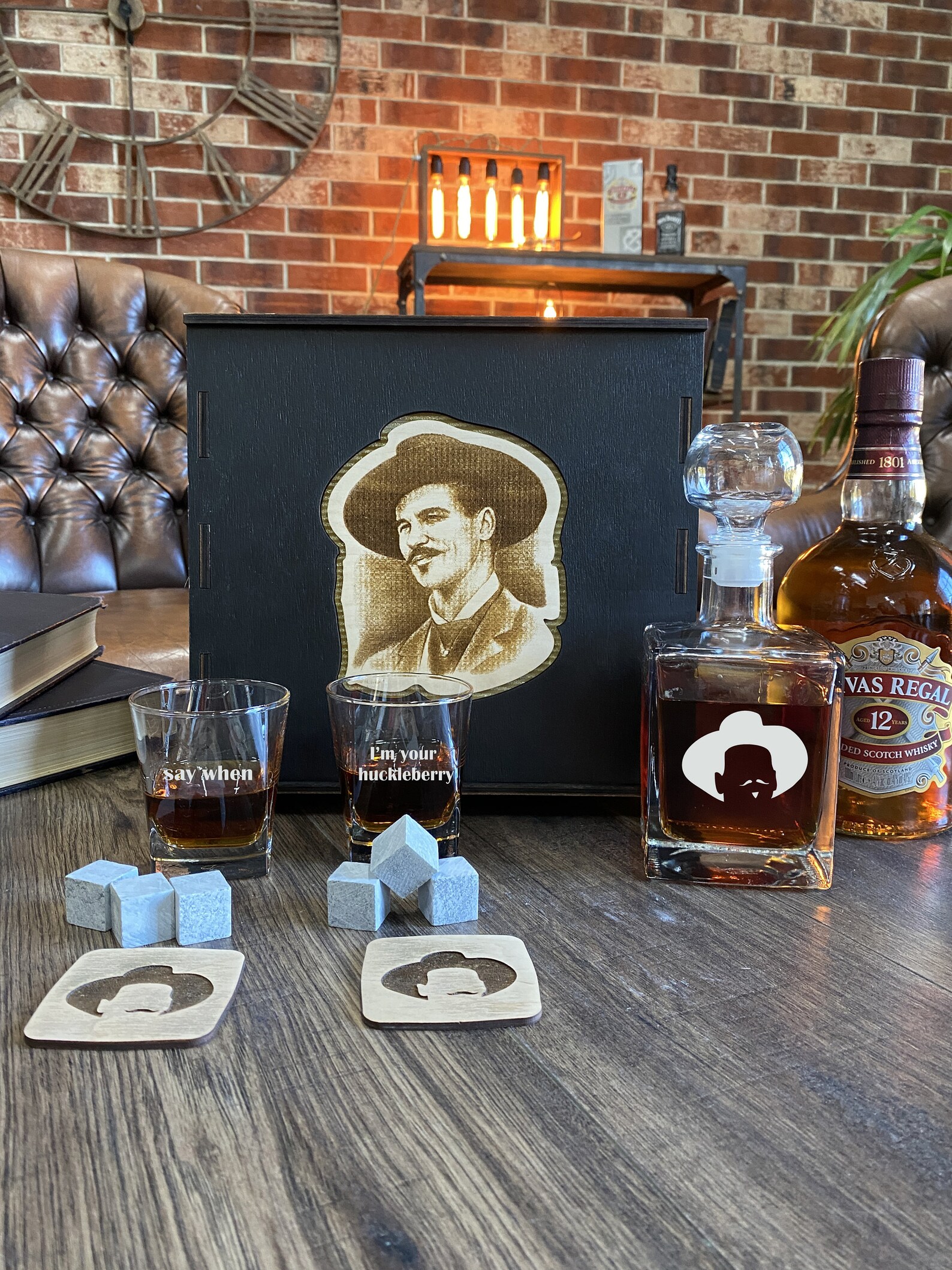 Doc Holliday Christmas Gift Doc Holliday Whiskey Glasses Set Etsy