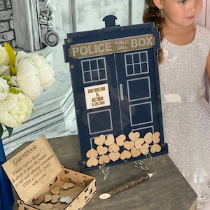 Tardis Wedding Guest Book Alternative, Doctor Who wedding drop box , Wedding drop box guest book Tardis