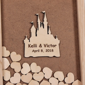 Wedding guest book alternative Rustic guestbook alternative wedding Wedding  heart box Personalized gift