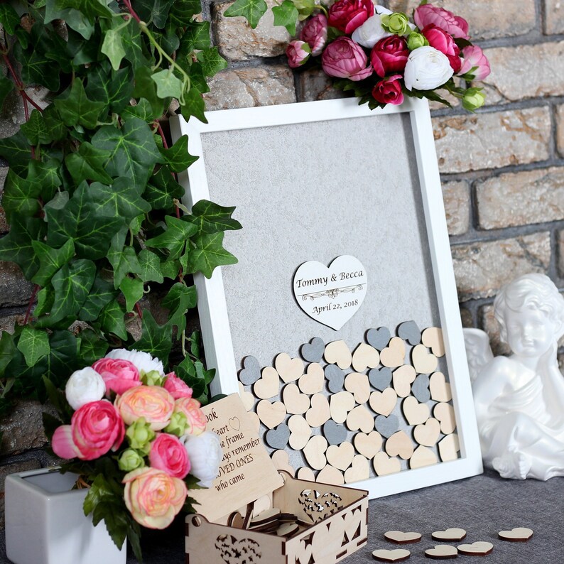 Hochzeit Drop Box Gästebuch alternative Holz Gästebuch | Etsy