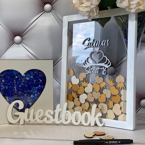 Sweet 16 guest book alternative, Birthday Sweet 16 Guest Book, Tiara silver guest book,  Quinceañera guest book