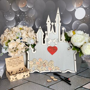 Wedding guest book alternative, Baby shower  guest book, Castle wedding guestbook