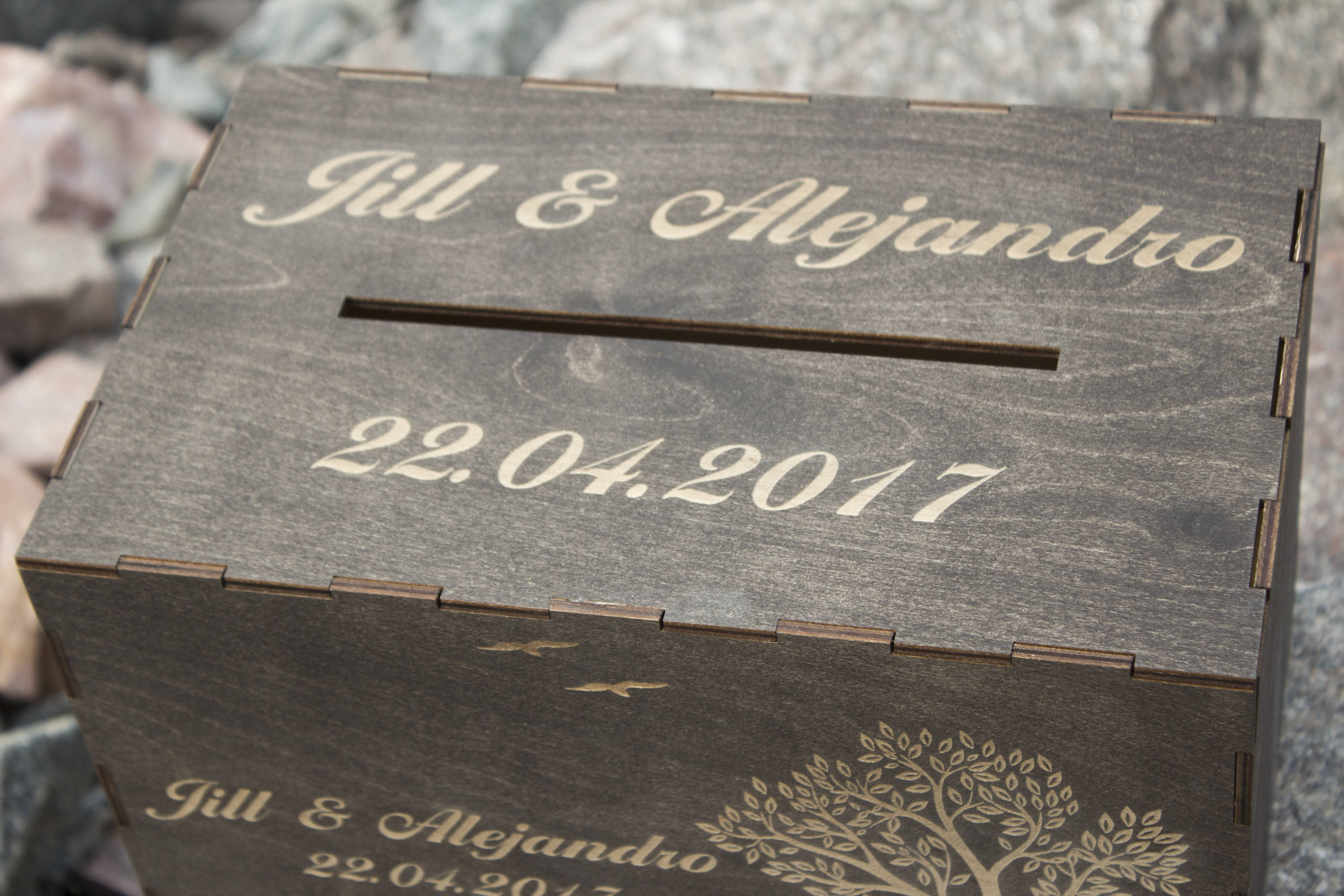 Rustic Card BoxRustic Wedding Decor Card Box Etsy
